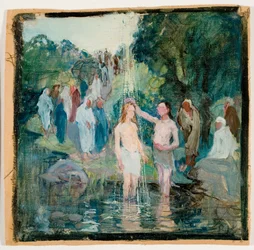 The Baptism of Christ, Draft for the Luumäki Church Altarpiece