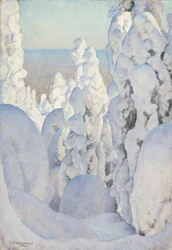 Winter Landscape in Kinahmi, 1923