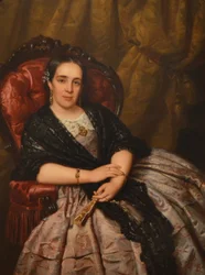 Portrait of Ana García Izcalbalceta, wife of the architect of the Hidalga