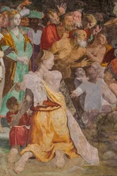 St John the Baptist Baptizing People, Poggi Chapel