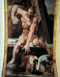 Ulysses and His Companions Flee from the Den of Polyphemus