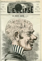 Little Creve, studying phrenology. Cover in 