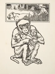 Soliciting Succour, from A Hundred Anecdotes of Animals, pub. 1924