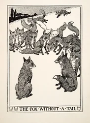 The Fox without a Tail, from A Hundred Fables of Aesop
