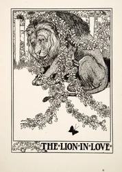 The Lion in Love, from A Hundred Fables of Aesop