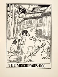 The Mischievous Dog, from A Hundred Fables of Aesop