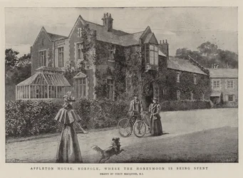 Appleton House, Norfolk, where the Honeymoon is being spent
