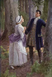Illustration for Wuthering Heights by Emily Bronte