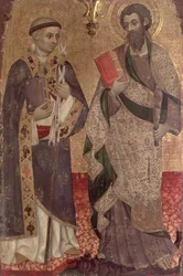 St. Bartholomew and St. Bernard of Clairvaux (detail)