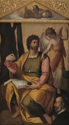 Matthew the Evangelist with Benefactor