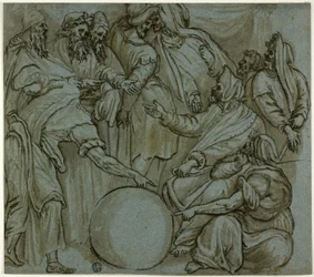 Philosophers Discussing the Terrestrial Globe