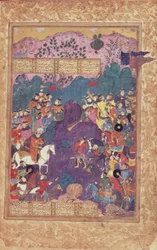 Death of Isfandiyar, from the 