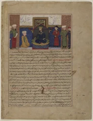 Jamshid Enthroned