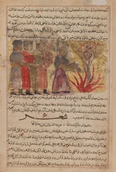 Miniature painting from Kalila wa Dimna