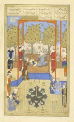 Portrait of the Infant Rustam Shown to Sām, Illustration from the 