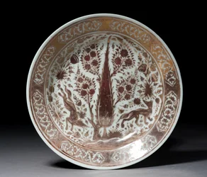 Plate, Iran, late 17th century