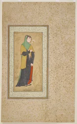 Woman with a Spray of Flowers