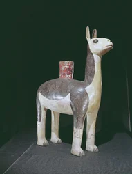 Llama effigy vessel, Nazca Culture