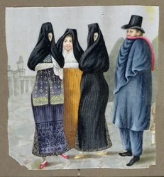 On the Streets of Lima, c.1820