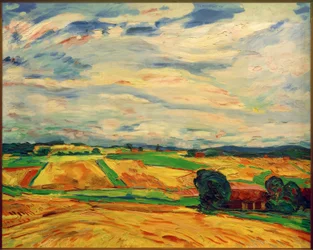 Landscape with Harvest Fields