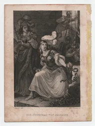 The Maid of Orleans, ca. 1840 (Engraving)