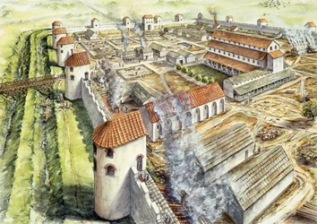 Portchester Castle, AD 345