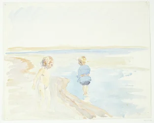 Children at the Beach