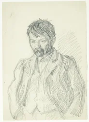 Portrait of the Painter Jens Birkholm. Half Figure