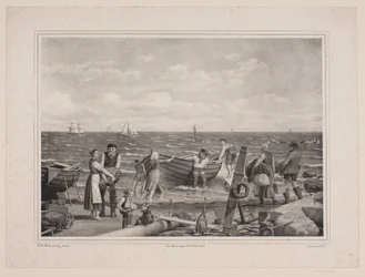 Fishermen Preparing to Go Out for Catch
