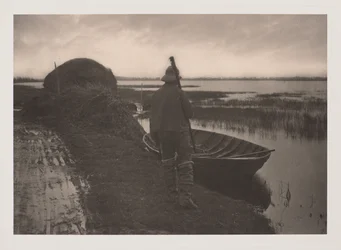 Marshman Going to Cut Schoof-Stuff, from Life and Landscape on the Norfolk Broads