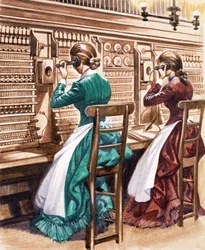 Once Upon a Time... Communication One Hundred Years Ago. The London Telephone Exchange