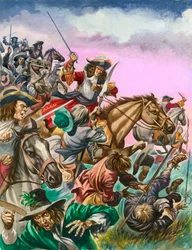 The Duke of Monmouth at the Battle of Sedgemoor