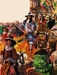 The restoration of King Charles II
