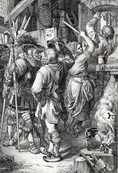 The Escape of Gustave I Vasa Disguised as a Peasant to Escape from Denmark