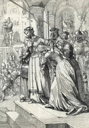The execution of Lady Jane Grey (1537-1554) Jane Grey was executed in 1554 at the Tower of London Feather drawing from Anton Ziegler