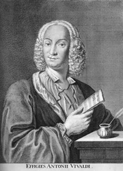 Antonio Vivaldi, Italian Baroque composer, Catholic priest, and virtuoso violinist, 1725