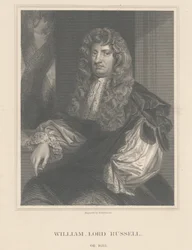 Portrait of Lord William Russell (engraved by H. Robinson)