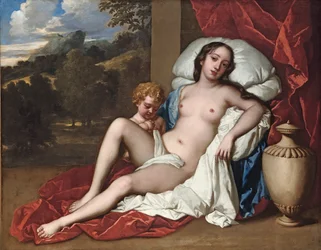 Portrait of a Young Woman and Child, as Venus and Cupid