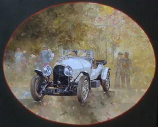 3 Litre Bentley at Kelmarsh