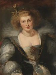 Portrait of Helena Fourment, the Artist’s Second Wife, c.1650