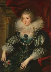 Portrait of Anne of Austria (1601-1666), Queen of France