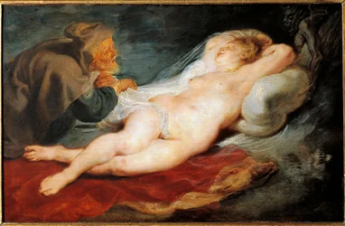 Angelica and the Hermit. From Orlando Furioso