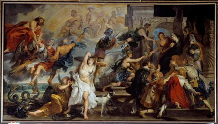 Apotheosis of Henry IV and Proclamation of the Regency of Mary of Medicis in 1610