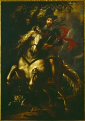 Portrait of Giovanni Carlo Doria on Horseback