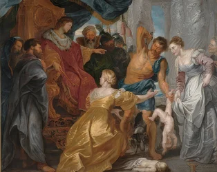 The Judgment of King Solomon. Around 1617