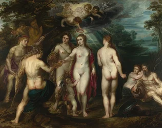 The Judgment of Paris. Around 1597-99