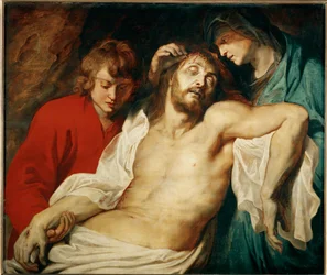 Deploration with Saint Mary and Saint John Apostle, c.1614-15