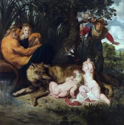 The Discovery of Romulus and Remus. 1612