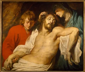 The Lamentation of Christ by Mary and John