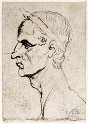 Julius Caesar, from Ten Drawings of Eight of the First Twelve Caesars